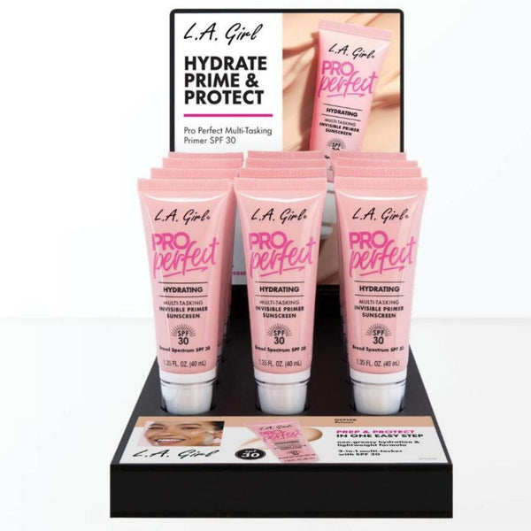LAG - GPD565 12PC Pro Perfect SPF 30 Multi - Tasking Invisible Primer with Display : 1 SET - CosmeticholicL.A GirlLAGGPD565FaceLAG - GPD565 12PC Pro Perfect SPF 30 Multi - Tasking Invisible Primer with Display : 1 SET