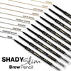 LAG - Shady Slim Brow Pencil 10 SHADES - 3PC - CosmeticholicL.A. GirlGB351EyesGB351 BlondeLAG - Shady Slim Brow Pencil 10 SHADES - 3PC