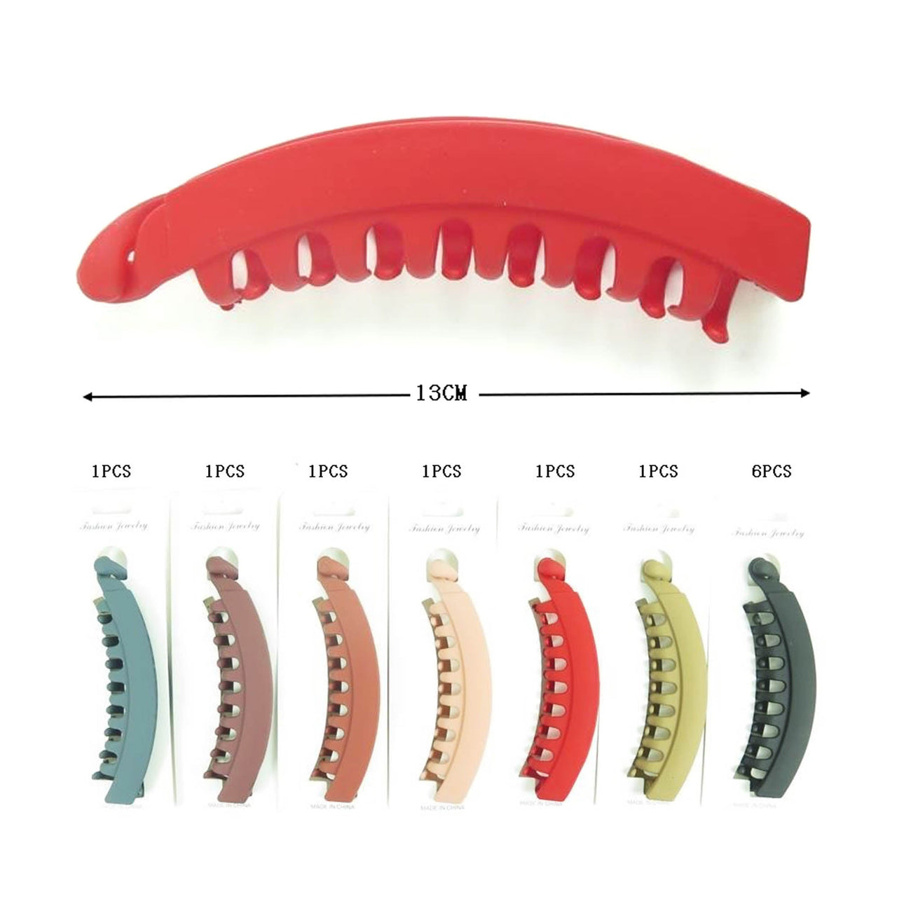 MK - H2005 Banana Hair Clip : 1 DZ - CosmeticholicCosmeticholicfashion accessoriesMK - H2005 Banana Hair Clip : 1 DZ