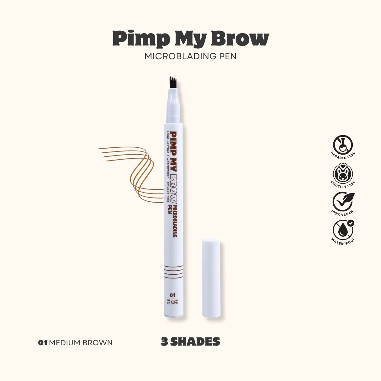 RMT - OZ LAB OZB2412 Pimp My Brow Microblading Brow Pen : 1 DZ - CosmeticholicRomantic BeautyRMTOZB2412EyesRMT - OZ LAB OZB2412 Pimp My Brow Microblading Brow Pen : 1 DZ