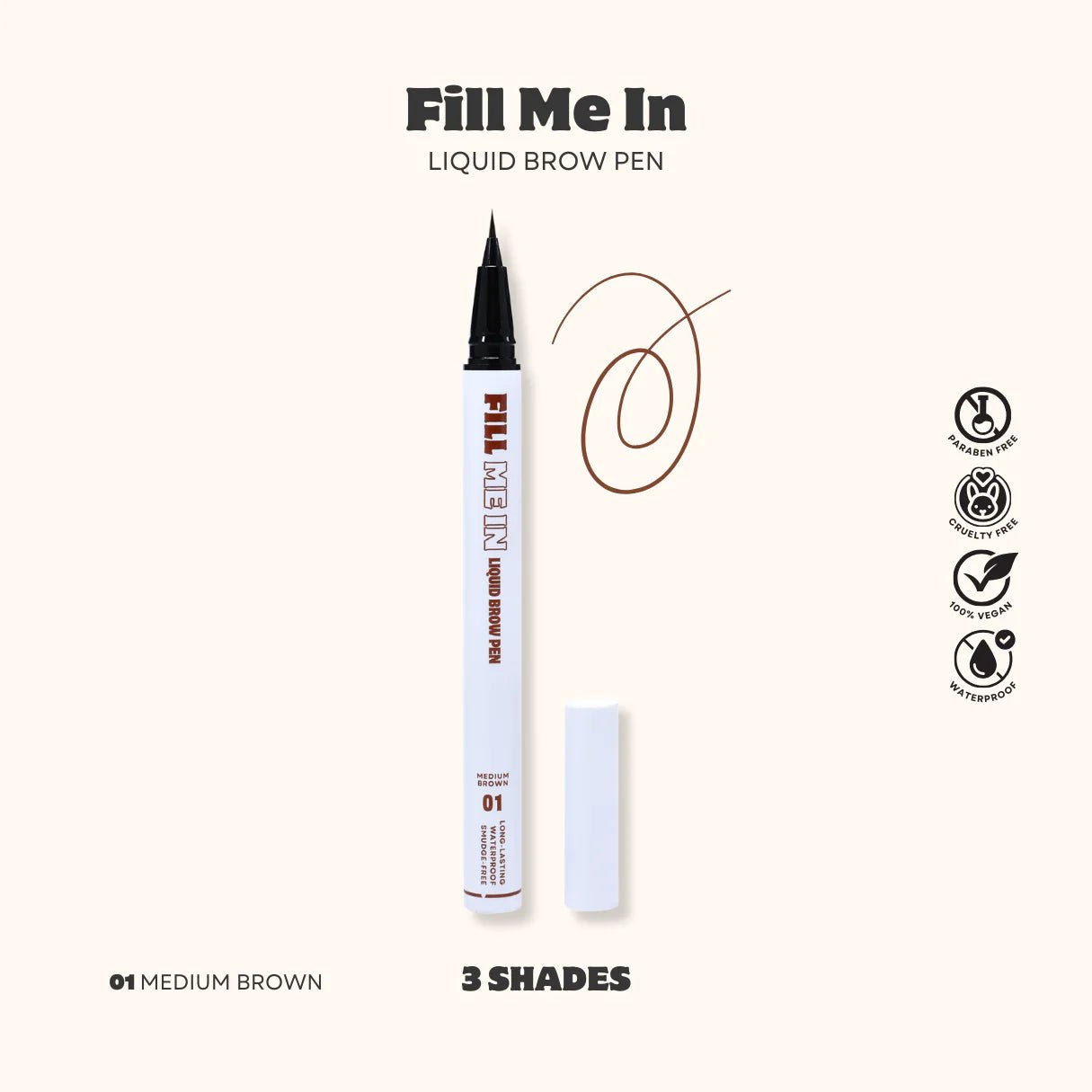 RMT - OZ LAB OZB2510 Fill Me in Liquid Brow Pen : 1 DZ - CosmeticholicRomantic BeautyRMTOZB2510EyesRMT - OZ LAB OZB2510 Fill Me in Liquid Brow Pen : 1 DZ