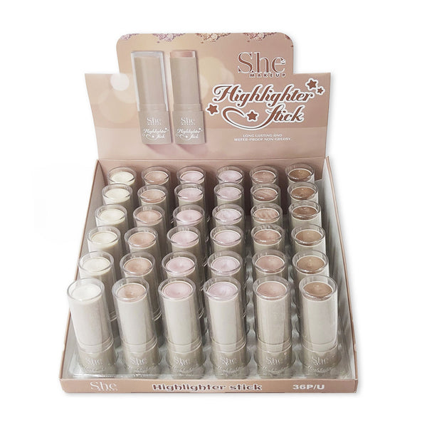 SH - FS02 Highlighter Stick : 36 PC - CosmeticholicS.heSHFS02FaceSH - FS02 Highlighter Stick : 36 PC