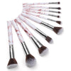 LUR-DMBS10 Deluxe 10PC Marble Brush Set-Pink