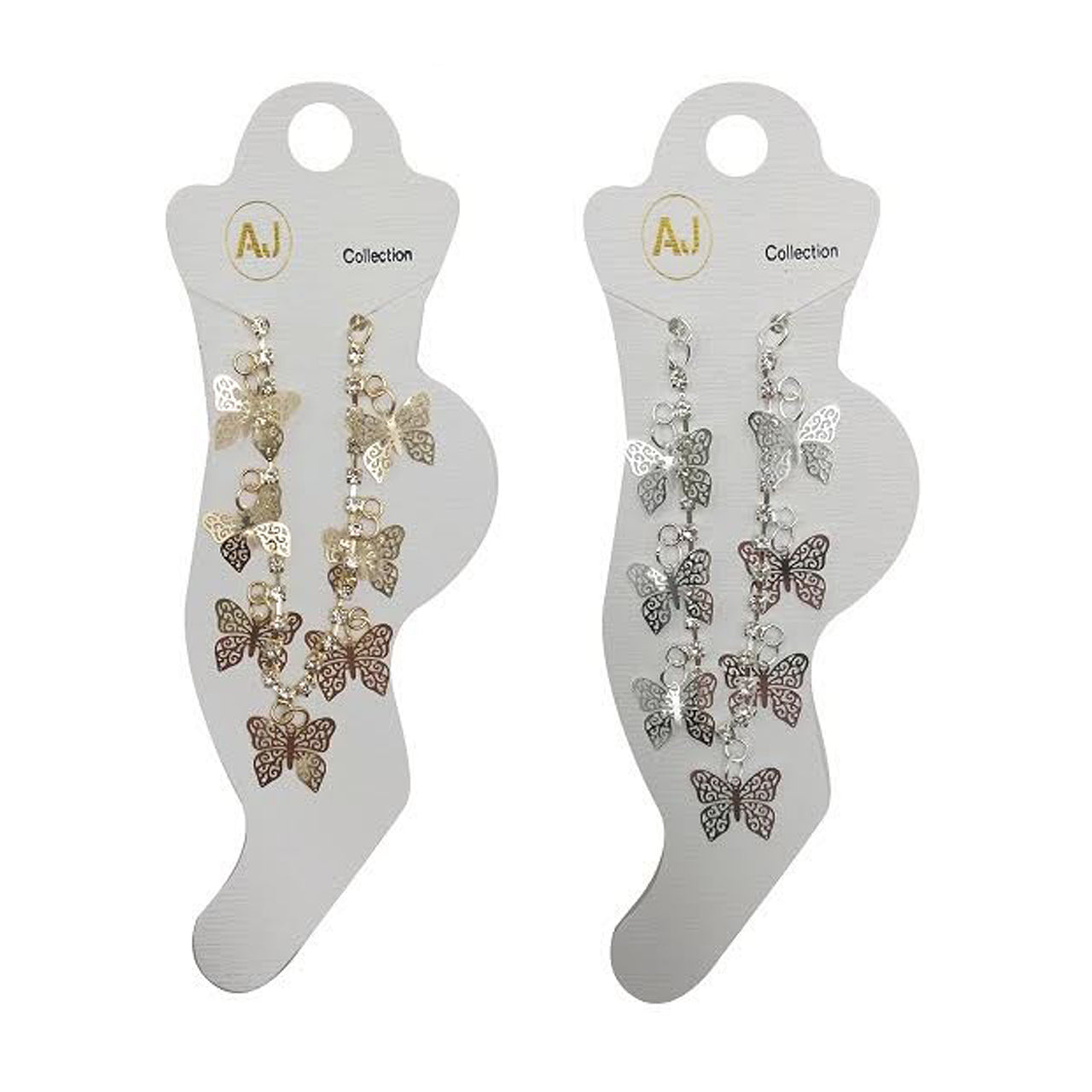 AJ-ANK1006 'Butterfly' Fashion Anklet : 1 DZ