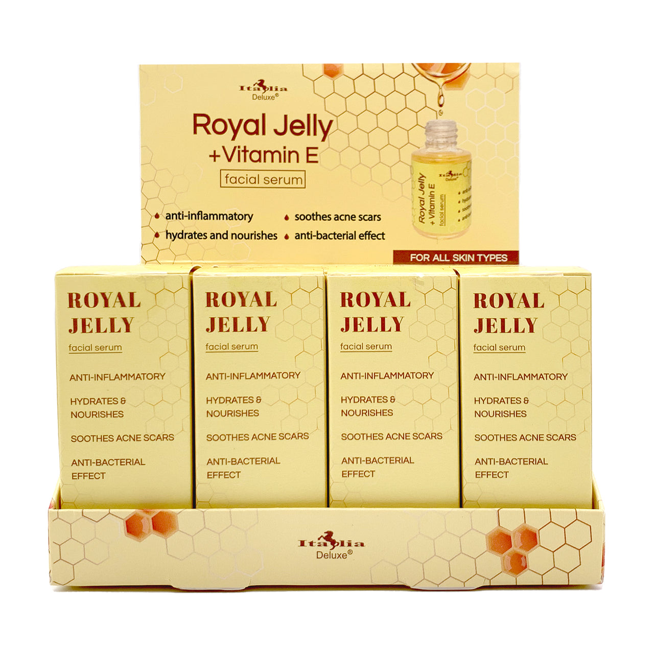 ITA109-4 Royal Jelly + Vitamin E Facial Serum : 1 DZ