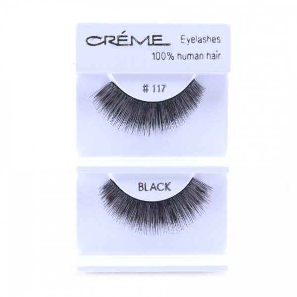The Creme Shop 100% Human Hair Eyelashes #117 Wholesale - Cosmeticholic
