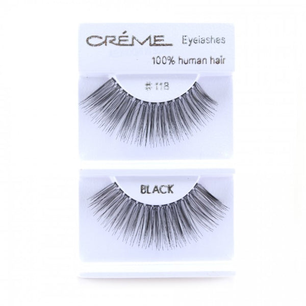 The Creme Shop 100% Human Hair Eyelashes #118 Wholesale - Cosmeticholic