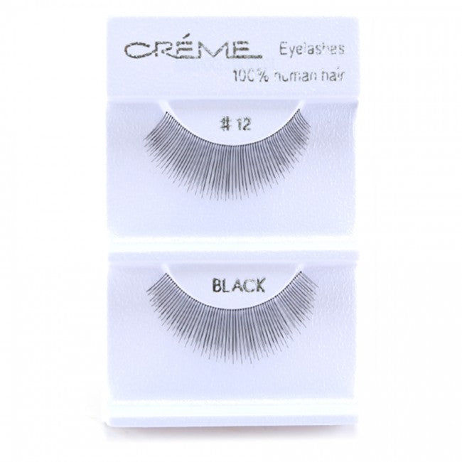 The Creme Shop 100% Human Hair Eyelashes #12 Wholesale - Cosmeticholic