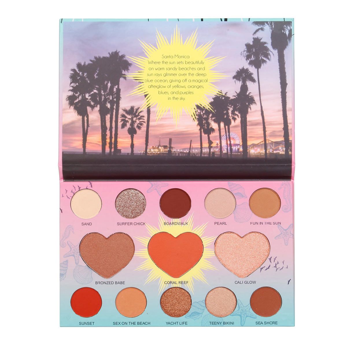 ITA2013-2 : LA Beauty Palette Beach Babe ( Santamonica ) 6 PC