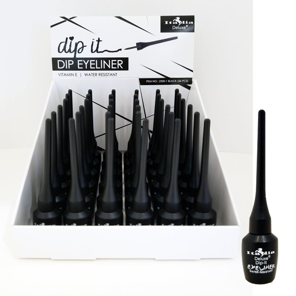 2300 - 1 : "Dip it" Dip Eyeliner Black 3 DZ - CosmeticholicItalia Deluxe2300-1EyesItalia Deluxe Dip Eyeliner Black 2300 - 1 Wholesale - Cosmeticholic