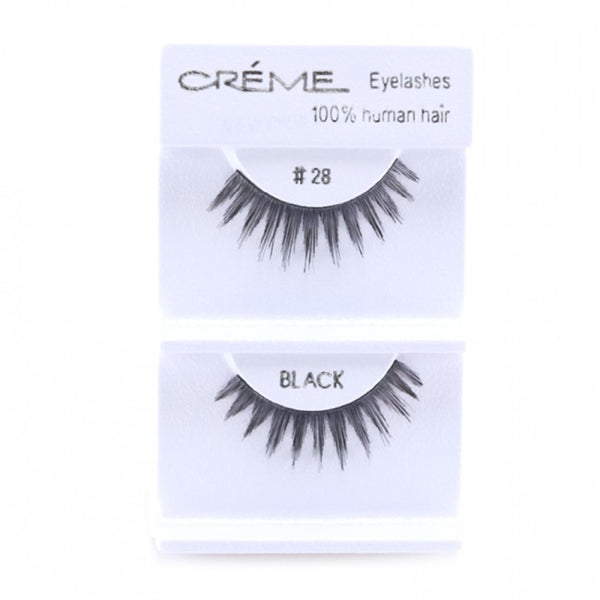 The Creme Shop 100% Human Hair Eyelashes #28 Wholesale - Cosmeticholic