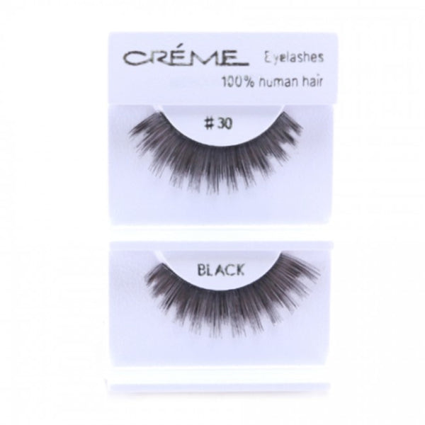 The Creme Shop 100% Human Hair Eyelashes #30 Wholesale - Cosmeticholic