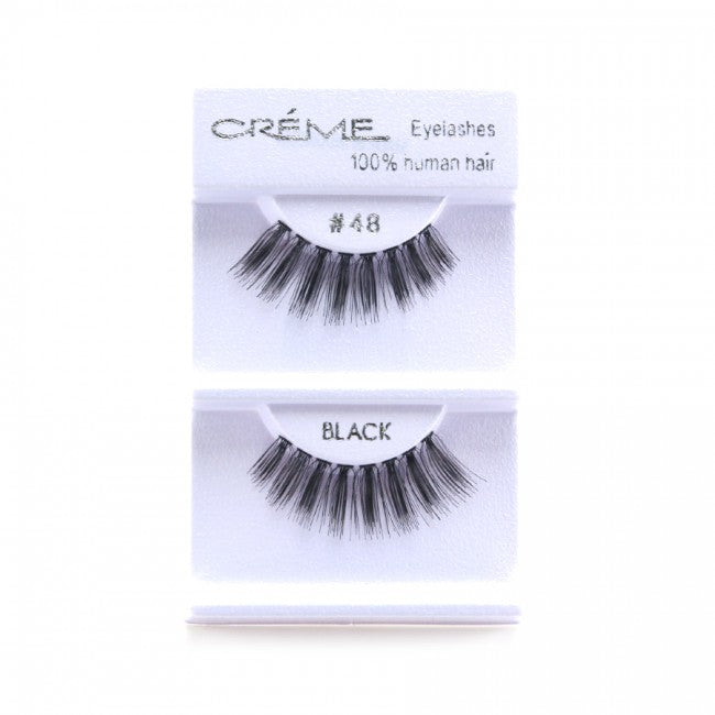 The Creme Shop 100% Human Hair Eyelashes #48 Wholesale - Cosmeticholic