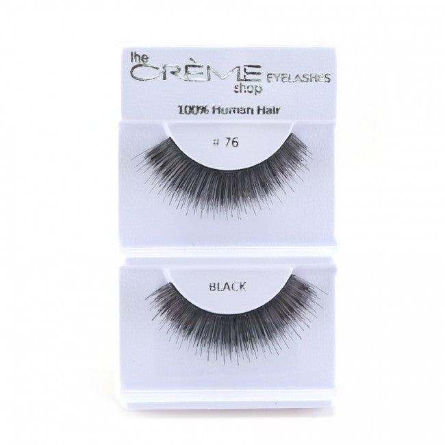 The Creme Shop 100% Human Hair Eyelashes #76 Wholesale - Cosmeticholic