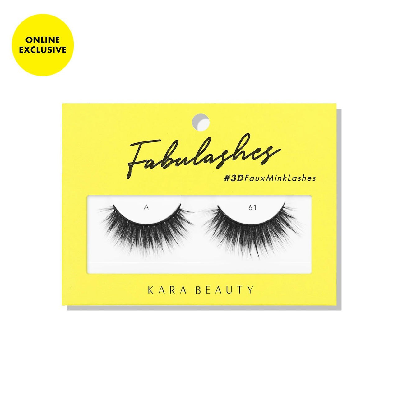 KR-A61~A71 : 3D Faux Mink Lashes 1 DZ