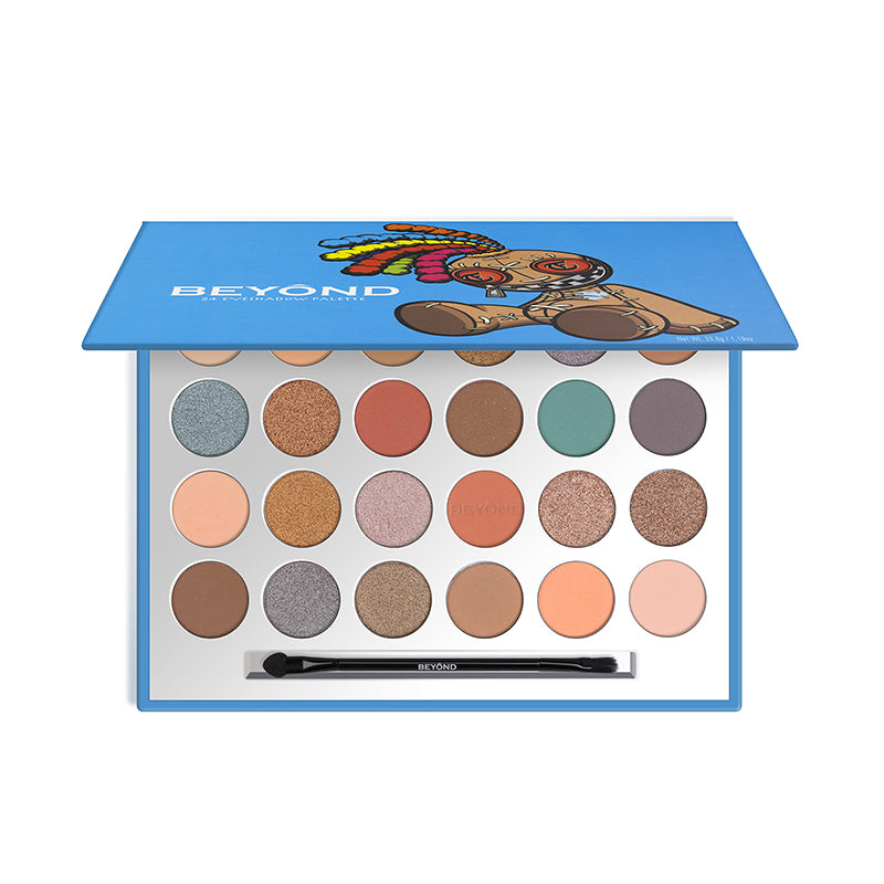 BD-B24C 24 Shimmer & Matte  Eyeshadow Palette : 6 PC