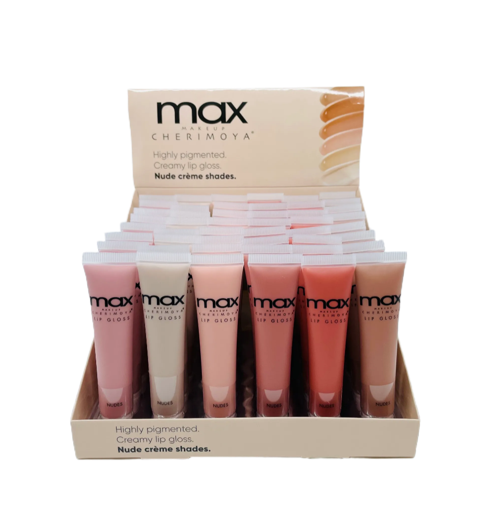 CH-MLC8309-P : MAX Lip Gloss-Highly Pigmented Creamy Lip Gloss/Nude 4 DZ