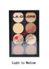 L.A. COLORS I Heart Makeup Contour Palette C30352 Light to Medium wholesale - Cosmeticholic