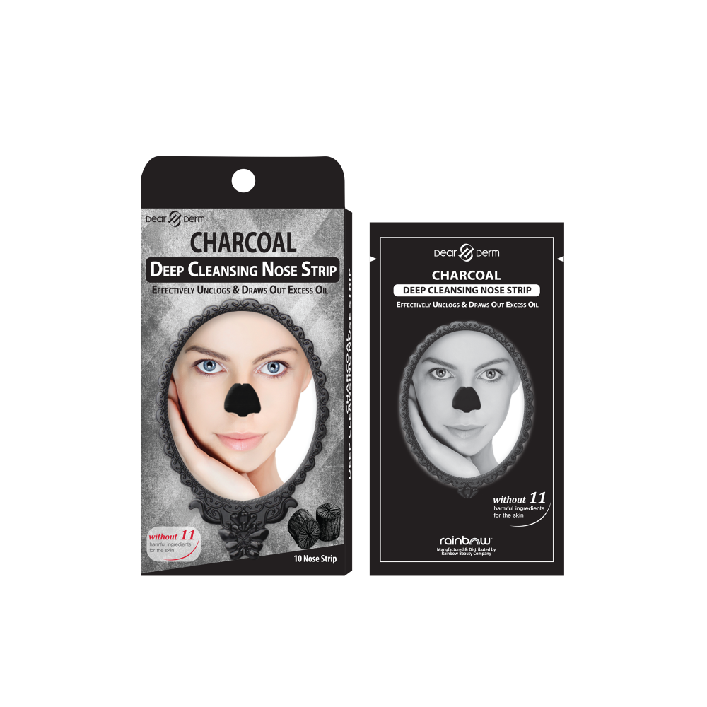 RW-Dearderm Charcoal Deep Cleansing Nose Pore Strip : 1 Pack