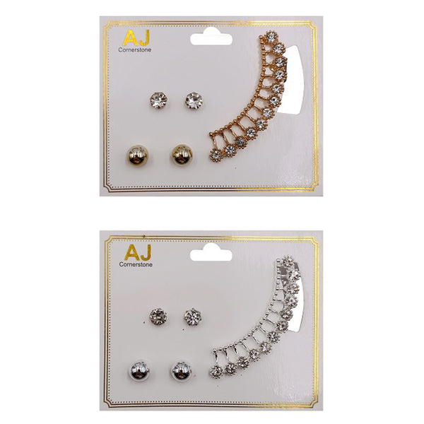 AJ-ER2291 Fashion Metal Earring : 1 DZ