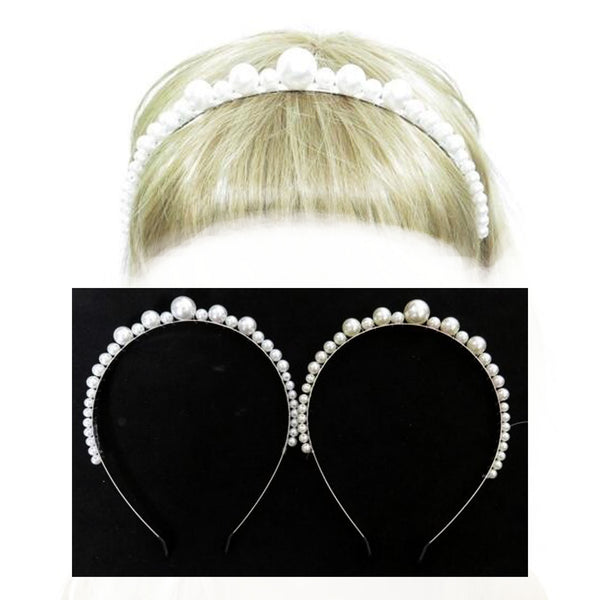 MK-HB911 Headband with Pearls : 1 DZ