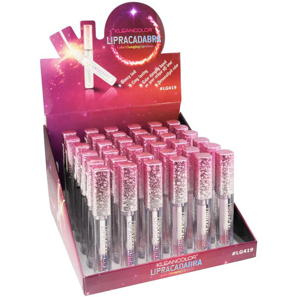 LG419 : Kleancolor Lipracadabra-Color Changing Lip Gloss Wholesale-Cosmeticholic