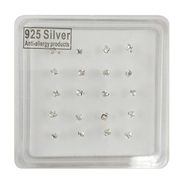 AJ-NP213S 20 PC Silver Fashion Nose Ring
