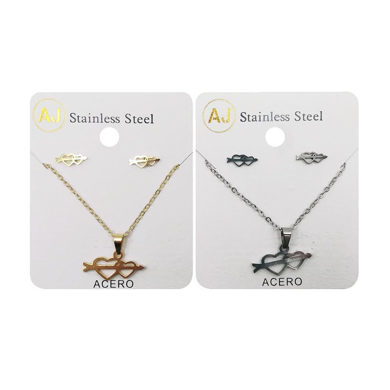 AJ-NSS1165 Stainless Steel Fashion Necklace : 1 DZ