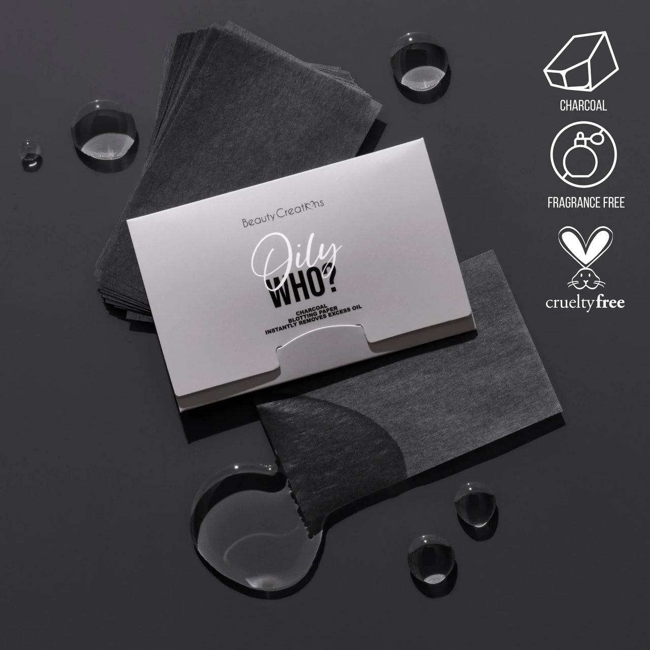 BC-OCP02 'OILY WHO?' Charcoal Blotting Paper : 2 DZ