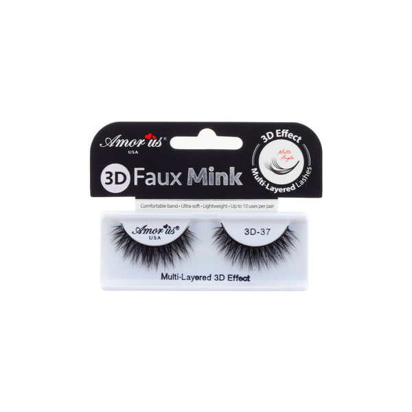 Amorus 3D Faux Mink Lash #37 Wholesale-Cosmeticholic