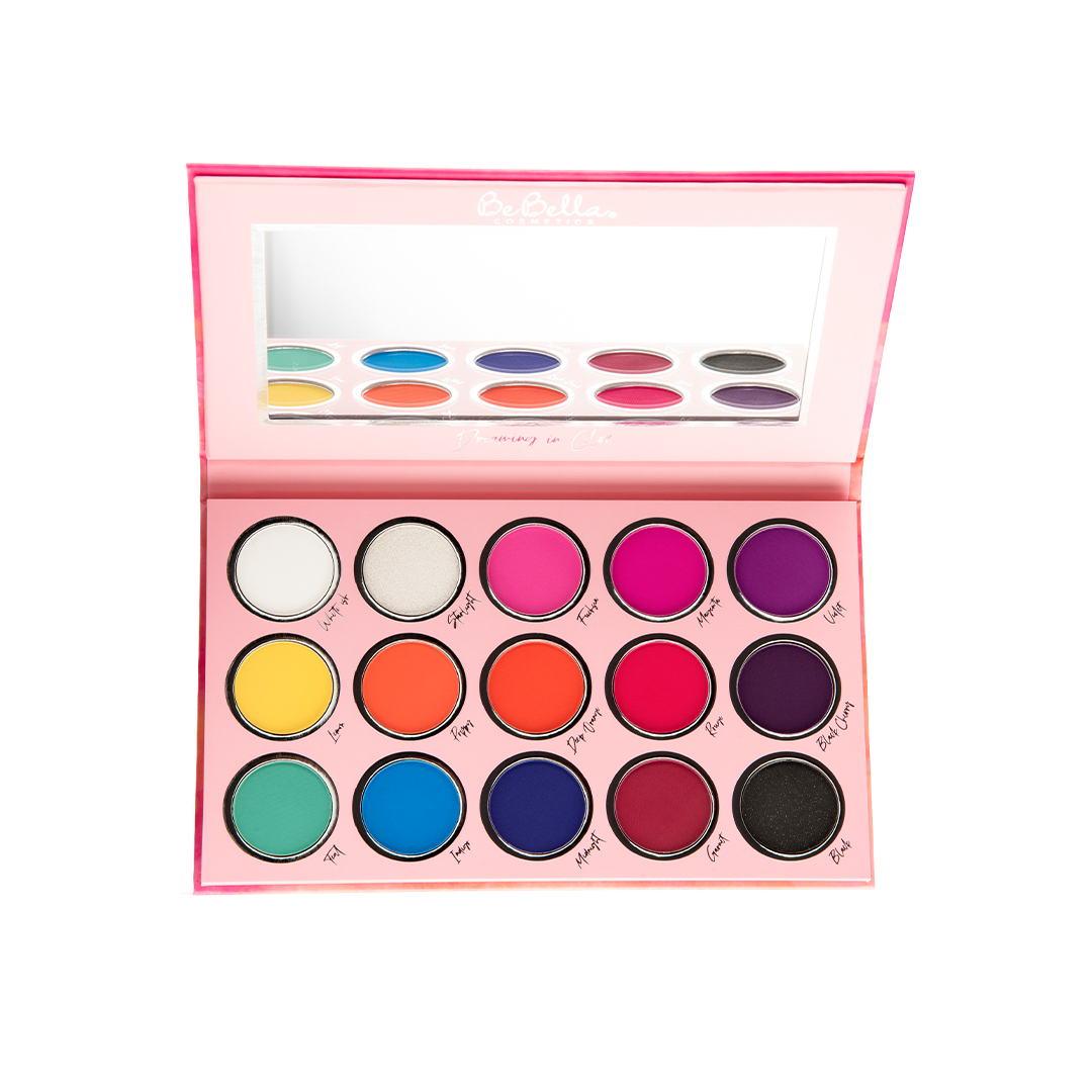BB-BE15C : Dreaming in Color-15 Color Eyeshadow Palette 6 PC