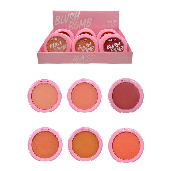 AC - BL3101MIX 'Blush Bomb' Matte Powder Blush : 1 DZ - CosmeticholicAmuse CosmeticsACBL3101MIXFaceAC - BL3101MIX 'Blush Bomb' Matte Powder Blush : 1 DZ