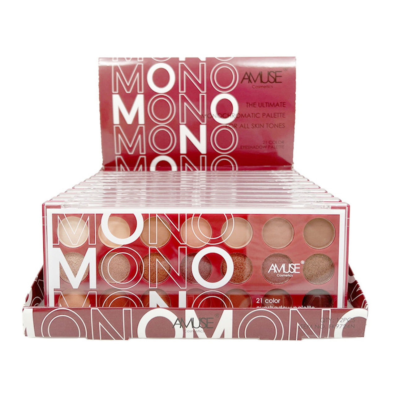 AC - FK9724N Mono 21 Color Eyeshadow Palette : 1 DZ - CosmeticholicAmuse CosmeticsACFK9724NEyesAC - FK9724N Mono 21 Color Eyeshadow Palette : 1 DZ