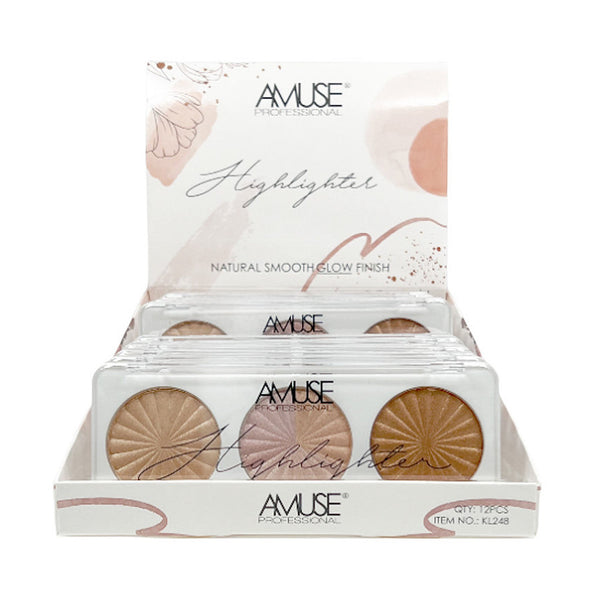 AC - KL248 Professional Highlighter : 1 DZ - CosmeticholicAmuse CosmeticsACKL248FaceAC - KL248 Professional Highlighter : 1 DZ