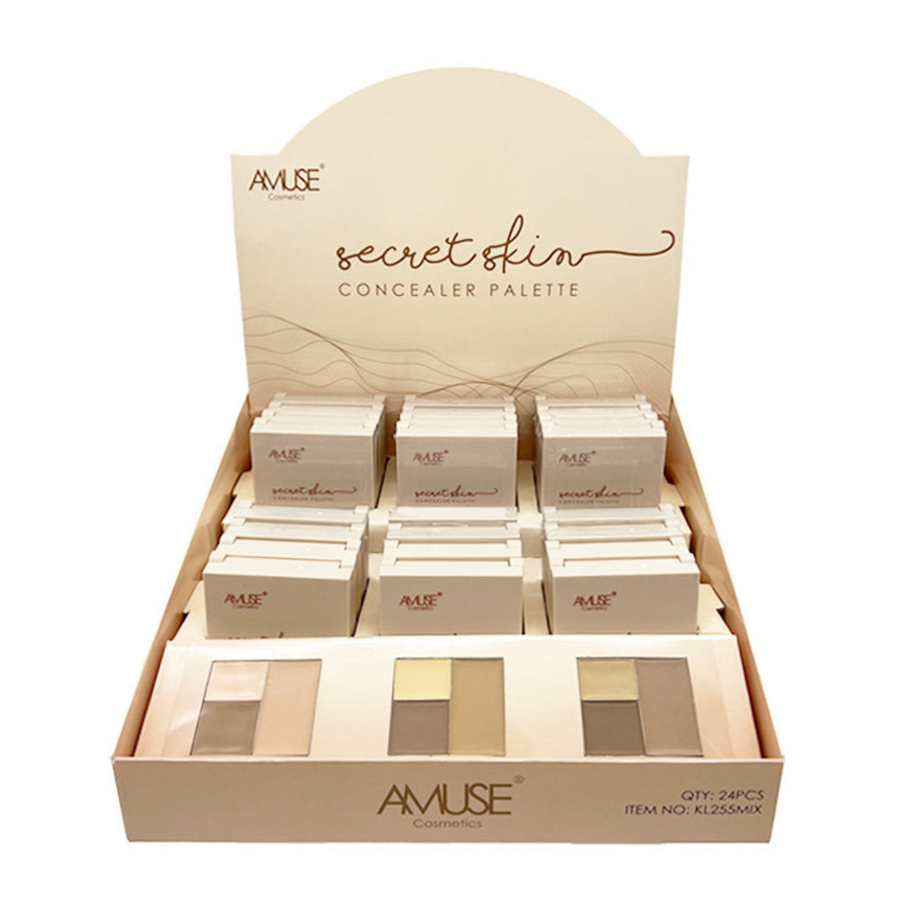AC - KL255MIX 'Secret Skin' Concealer Palette : 2 DZ - CosmeticholicAmuse CosmeticsACKL255MIXFaceAC - KL255MIX 'Secret Skin' Concealer Palette : 2 DZ