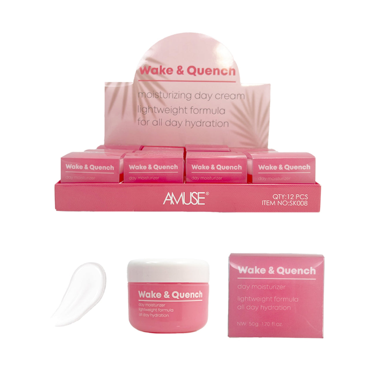 AC - SK008 Wake & Quench Day Cream : 1 DZ - CosmeticholicAmuse CosmeticsACSK008skincare & BodyAC - SK008 Wake & Quench Day Cream : 1 DZ