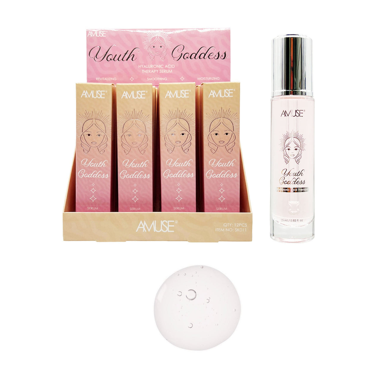 AC - SK011 Youth Goddess Hyaluronic Acid Therapy Serum : 1 DZ - CosmeticholicAmuse CosmeticsACSK011skincare & BodyAC - SK011 Youth Goddess Hyaluronic Acid Therapy Serum : 1 DZ