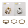 AJ - AJR2010 3PC Fashion Ring : 1 DZ - CosmeticholicAJAJAJR2010JewelryAJ - AJR2010 3PC Fashion Ring : 1 DZ