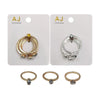 AJ - AJR2026 3PC Fashion Ring : 1 DZ - CosmeticholicAJJewelryAJ - AJR2026 3PC Fashion Ring : 1 DZ