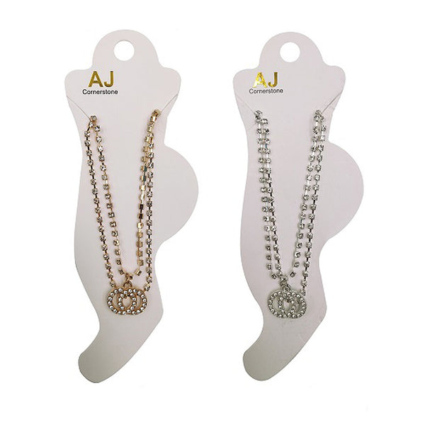 AJ - ANK1046 Fashion Anklet : 1 DZ - CosmeticholicAJAJANK1046JewelryAJ - ANK1046 Fashion Anklet : 1 DZ