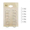 AJ - EH1038S Multi Hoop Earrings 'Silver' : 1 DZ - CosmeticholicAJJewelryAJ - EH1038S Multi Hoop Earrings 'Silver' : 1 DZ