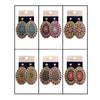 AJ - ER2195 Fashion Wood Earring : 1 DZ - CosmeticholicAJAJER2195JewelryAJ - ER2195 Fashion Wood Earring : 1 DZ