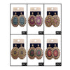 AJ - ER2195 Fashion Wood Earring : 1 DZ - CosmeticholicAJAJER2195JewelryAJ - ER2195 Fashion Wood Earring : 1 DZ