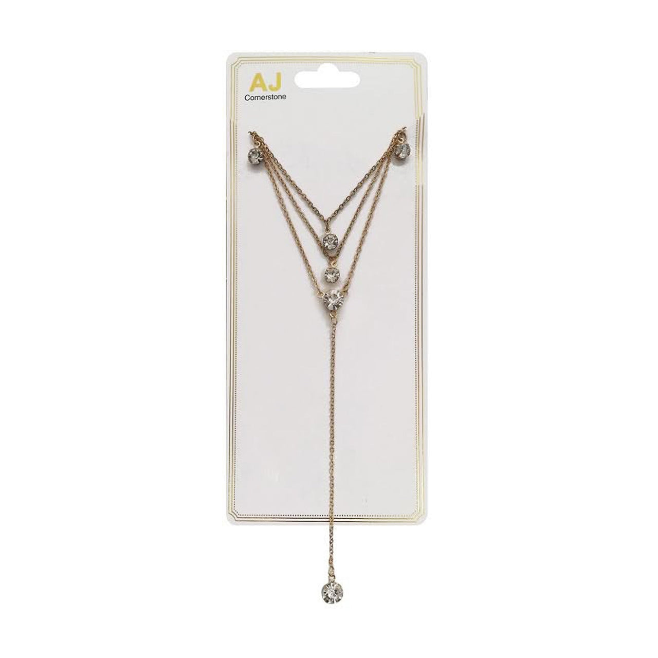 AJ - NK2090G Gold Layered Fashion Necklace : 1 DZ - CosmeticholicAJJewelryAJ - NK2090G Gold Layered Fashion Necklace : 1 DZ