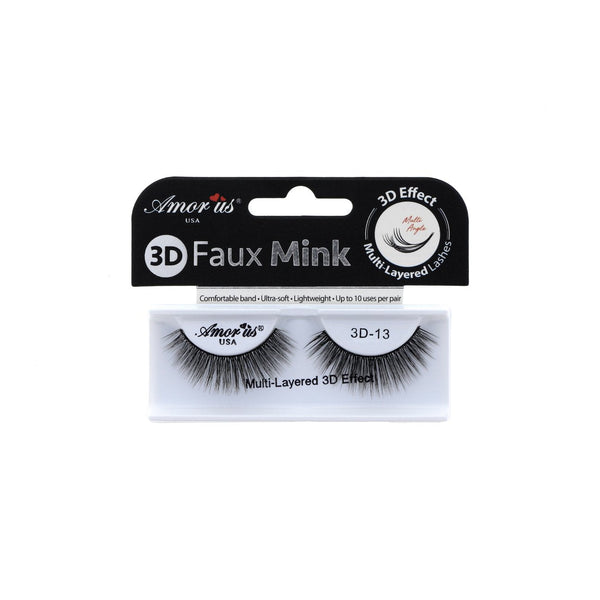 AM - 3D 13~24 : 3D FAUX Mink Lash 13~24 - 1DZ - CosmeticholicAmor USAM3D13Eyes13AM - 3D 13~24 : 3D FAUX Mink Lash 13~24 - 1DZ