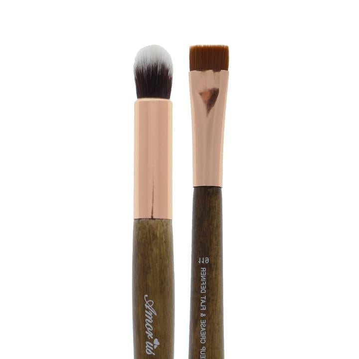 AM - BR119 : Premium Crease & Flat Definer Duo Brush - CosmeticholicAmor USAMBR119Tools & Brushes3 PCAM - BR119 : Premium Crease & Flat Definer Duo Brush
