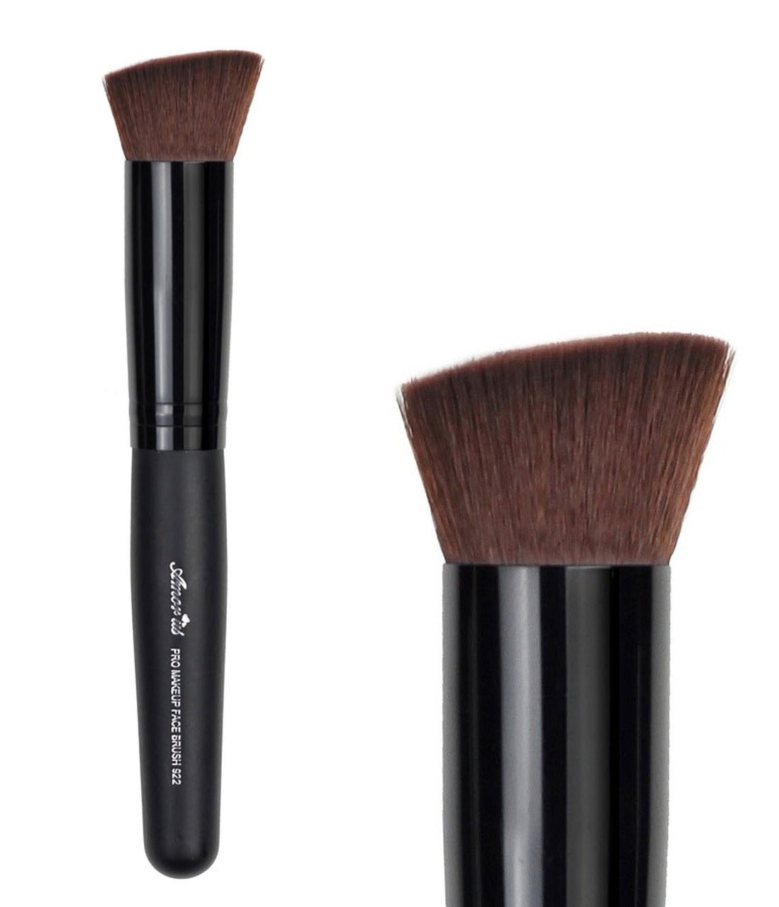 AM - BR922 : Professional Deluxe Angled Flat Buffing Brush 1 DZ - CosmeticholicAmor USAMBR922Tools & BrushesAM - BR922 : Professional Deluxe Angled Flat Buffing Brush 1 DZ