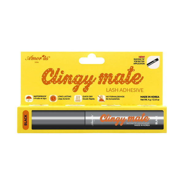 AM - KCM4B : Clingy Mate Lash Adhesive w/ silicon tip 4g - Black 1 DZ - CosmeticholicAmor USAMKCM4BTools & BrushesAM - KCM4B : Clingy Mate Lash Adhesive w/ silicon tip 4g - Black 1 DZ