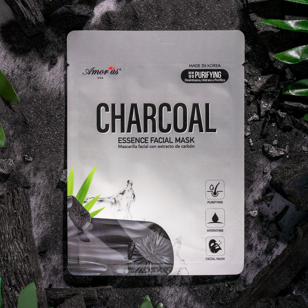AM - SK : Face Sheet Mask 1 DZ - CosmeticholicAmor USAMSK-2skincare & BodyCharcoalAM - SK : Face Sheet Mask 1 DZ