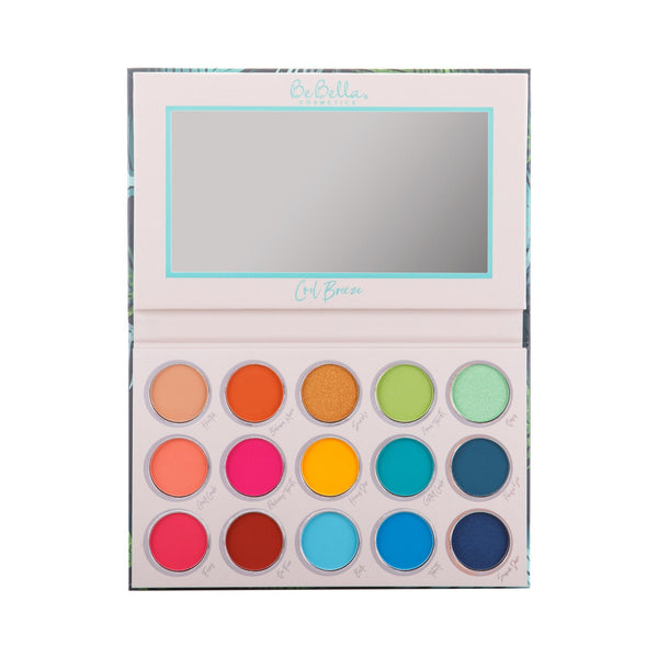 BB - BE15A : Cool Breeze - 15 Colors Eyeshadow Palette 6 PC - CosmeticholicBe BellaBBBE15AEyesBe Bella BE15A : Cool Breeze 15 Color Eyeshadow Palette Wholesale - Cosmeticholic
